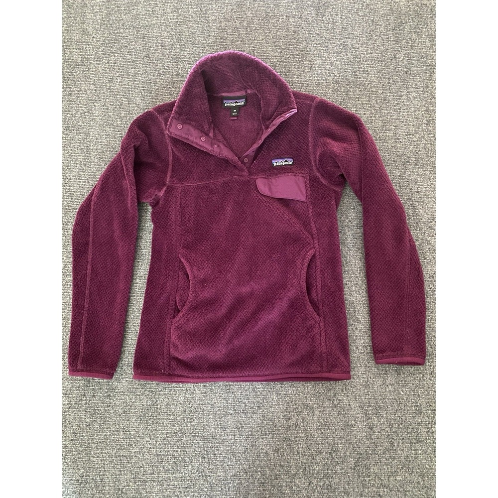 Patagonia Women's Deep Plum Re Tool Snap T Pullover - Size XS